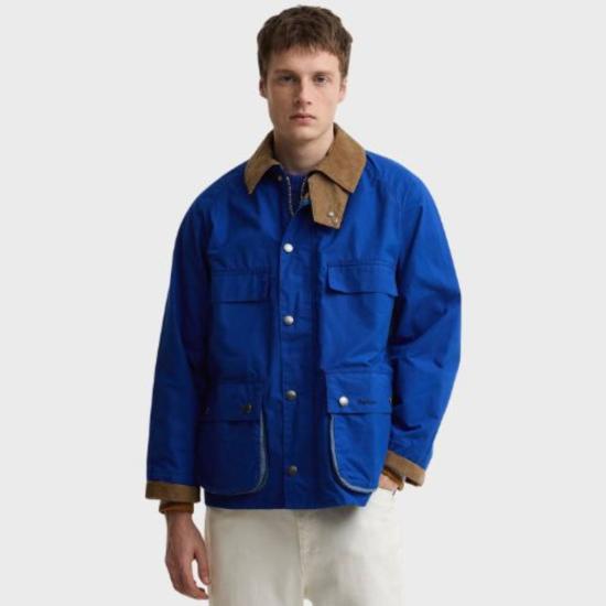  Barbour US 자켓 바버 어스 폴 스미스 러브스 바버 슈가럼프 베데일 캐주얼 재킷 로얄 블루