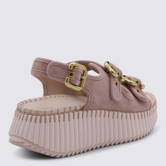  끌로에 샌들 나마  메이플 핑크 - CHLOE