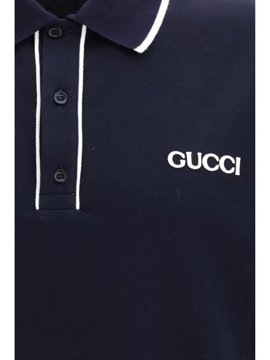 26SS 구찌 폴로 티셔츠 806250XJHH6 4003 BLUE - GUCCI