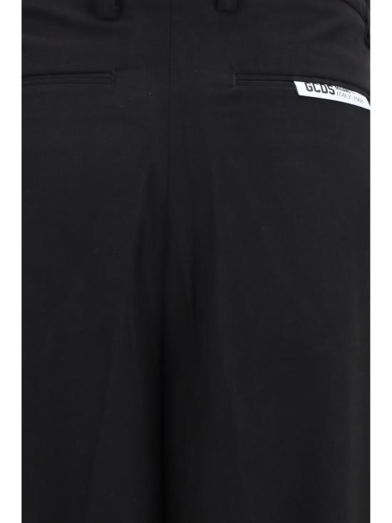 26SS 지씨디에스 스트레이트 팬츠 C1WBQI200T045 999B BLACK - GCDS