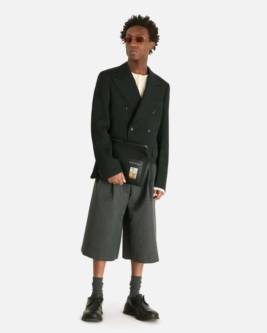  꼼데가르송 자켓 Comme Des Garçons 더블 브레스티드 크롭 재킷 - COMME DES GARCONS