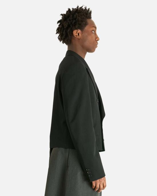  꼼데가르송 자켓 Comme Des Garçons 더블 브레스티드 크롭 재킷 - COMME DES GARCONS