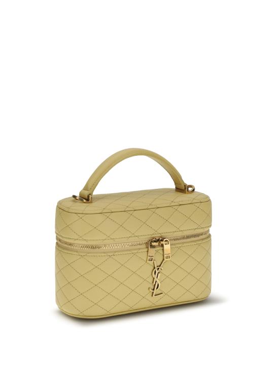 26SS 생로랑 램스킨 가비 베니티 백 766731 1EL077555 Yellow - SAINT LAURENT