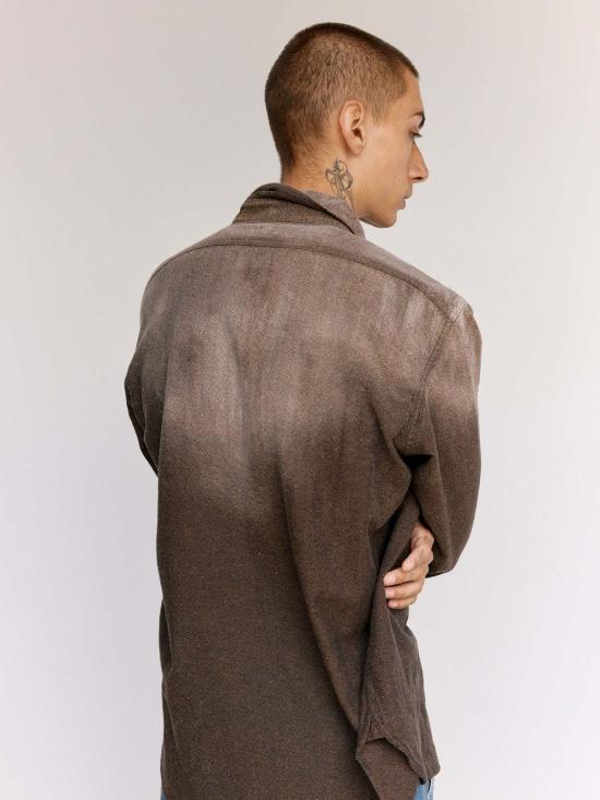  타이가 타카하시 긴팔 셔츠 타이거 타카하시 Lot.117 면 작업 셔츠 - TAIGA TAKAHASHI