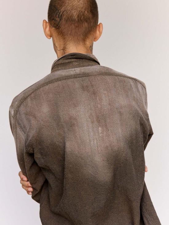  타이가 타카하시 긴팔 셔츠 타이거 타카하시 Lot.117 면 작업 셔츠 - TAIGA TAKAHASHI