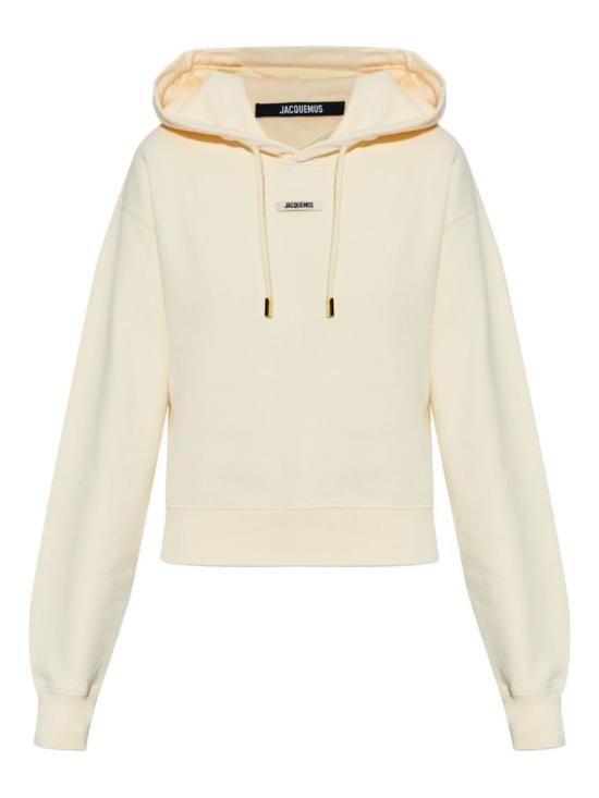  자크뮈스 스웨터 르 후디 그로스 그레인 후디 베이지