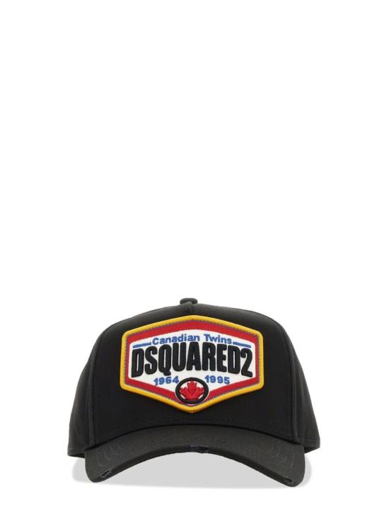  디스퀘어드2 모자 Dsquared2 베이스볼 캡 블랙