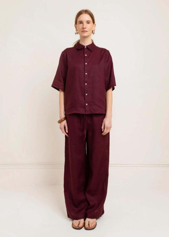  페이퍼 라벨 스트레이트 팬츠 종이 라벨 새디 팬츠 - PAPER LABEL