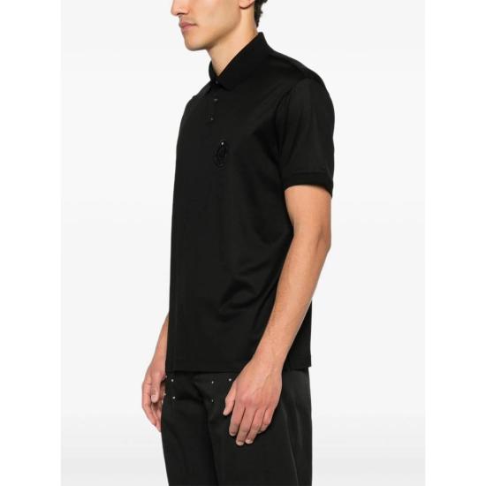  엠포리오 아르마니 폴로 티셔츠 스웨터 폴로 셔츠 블랙 - EMPORIO ARMANI