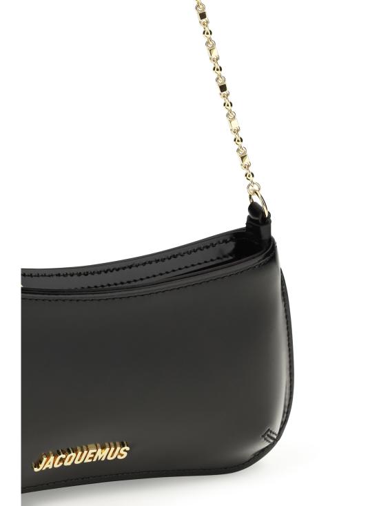 26SS 자크뮈스 쁘띠 비주 체인 숄더백 BAW00404BC18A01 990 BLACK - JACQUEMUS
