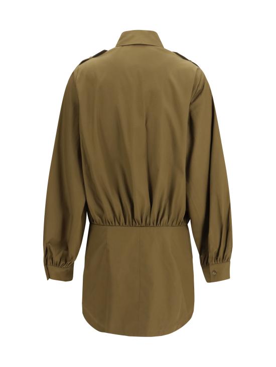 26SS 세븐포올맨카인드 미디 원피스 7N9T0G77 U73HJ BROWN - 7 FOR ALL MANKIND