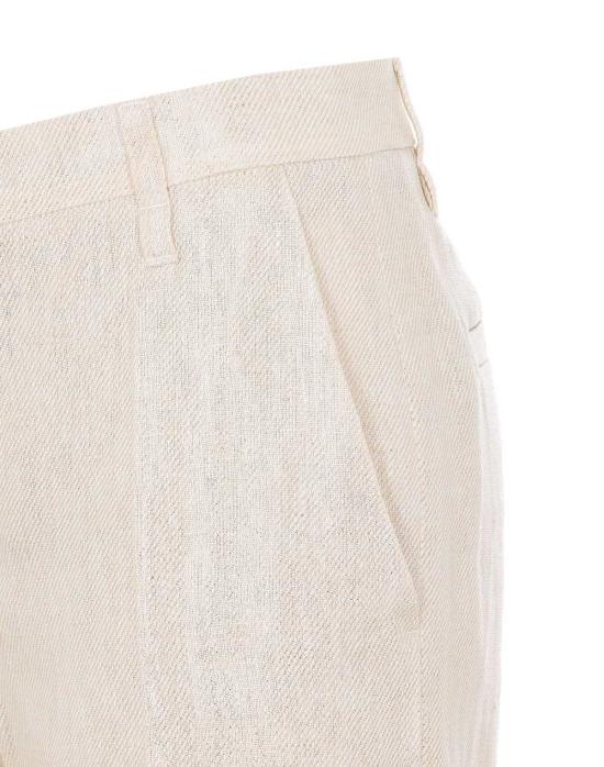  브루넬로 쿠치넬리 스트레이트 팬츠 Brunello Cucinelli 팬츠 화이트 - BRUNELLO CUCINELLI