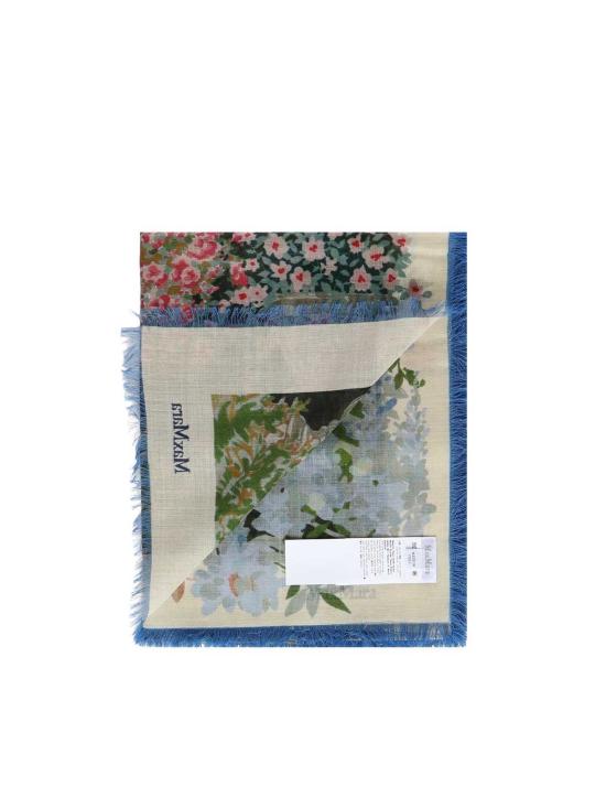  막스마라 머플러/스카프 프린트 스카프 화이트 아이보리 - MAX MARA