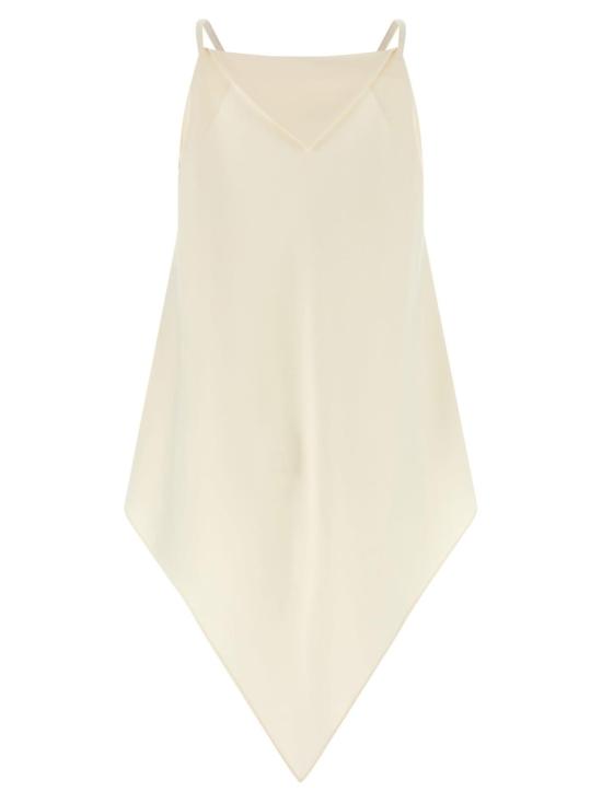  발렌시아가 블라우스 Balenciaga A Sciarpa 탑 화이트 - BALENCIAGA