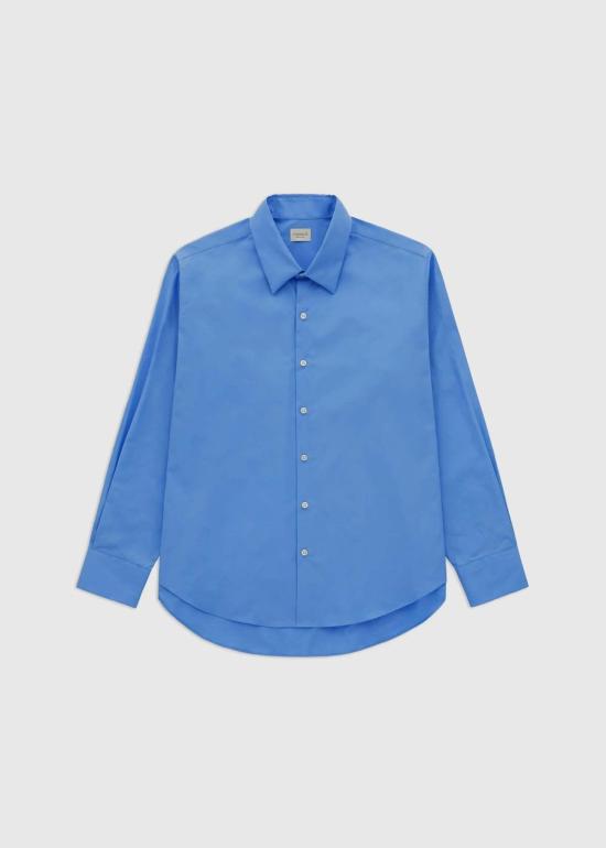  Comme Si 탑 La 셔츠 Classica 셔츠 Grecian Blue