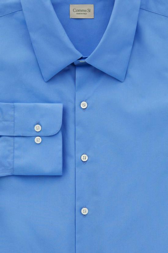  Comme Si 셔츠 La 셔츠 Classica 셔츠 Grecian Blue - COMME SI