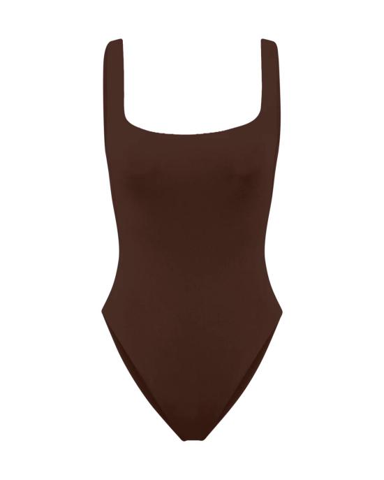  레프트 온 프라이데이 원피스 수영복 금요일에 남은 유선형 수영복 - LEFT ON FRIDAY