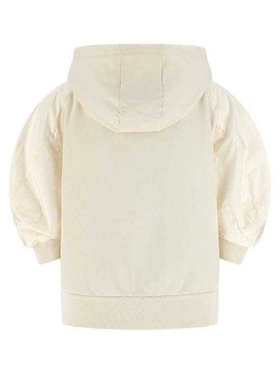  몽클레어 스웨터 후드티 화이트 - MONCLER