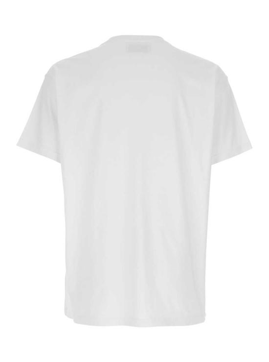  비비안웨스트우드 반팔 티셔츠 비비안 웨스트우드 오브 로고 크루넥 티셔츠 화이트 - VIVIENNE WESTWOOD