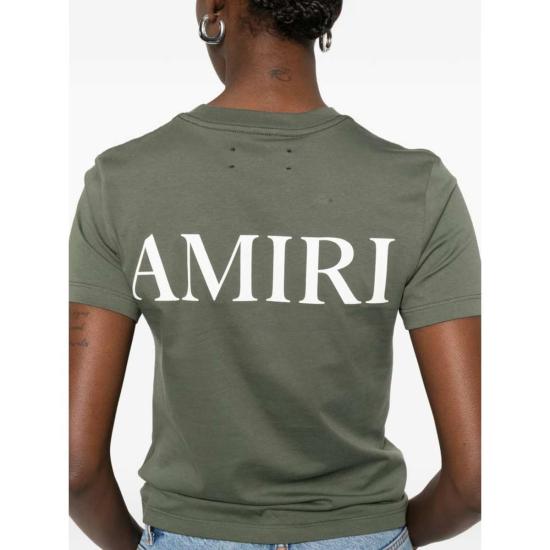 아미리 반팔 티셔츠 티셔츠 탑 그린 - AMIRI