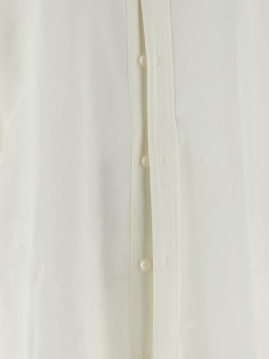  발렌시아가 탑 랩 셔츠 화이트 - BALENCIAGA