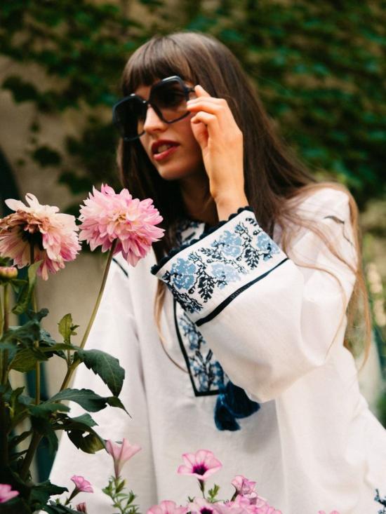  밀레 블라우스 안젤리카 탑 - MILLE