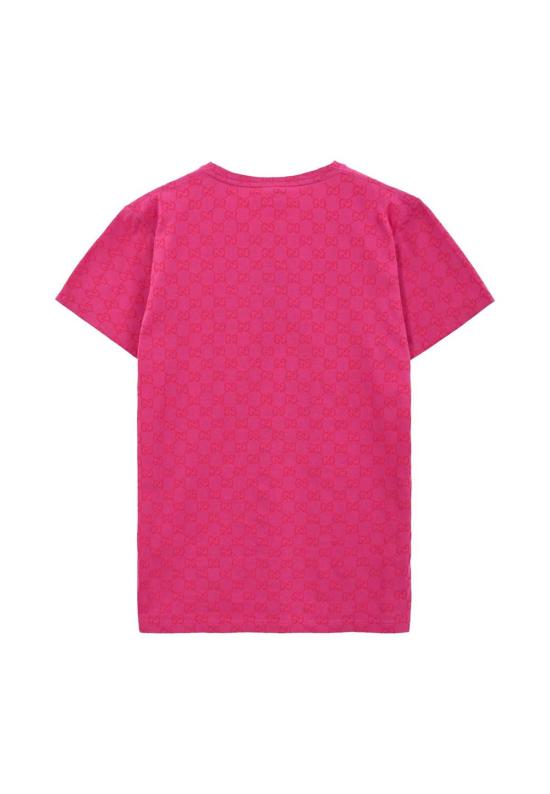  [키즈] 구찌 티셔츠 GG 모티브 티셔츠 (푸시아 색상) - GUCCI