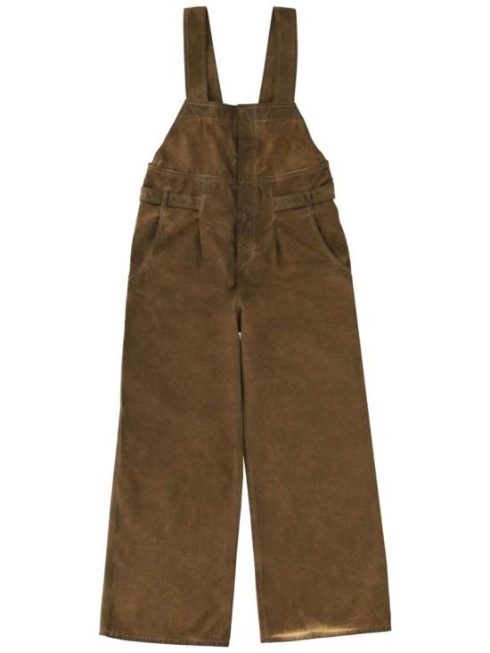  우마 왕 점프수트 멜빵바지 팬더  베이지