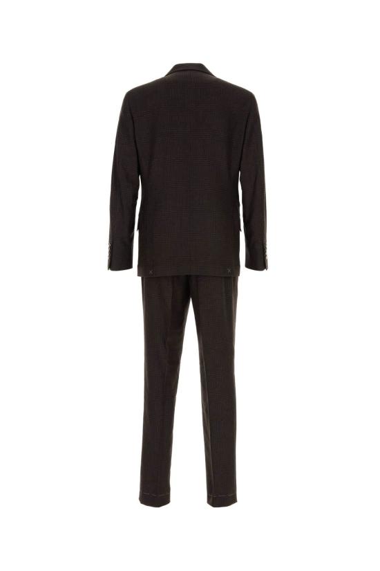  브루넬로 쿠치넬리 수트 자켓 프린스 오브 웨일스 수트 - BRUNELLO CUCINELLI