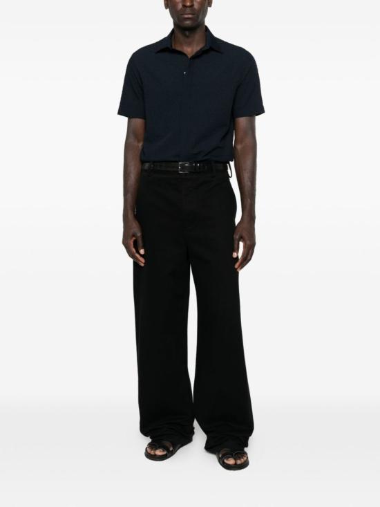  엠포리오 아르마니 반팔 티셔츠 반팔 셔츠 블루 - EMPORIO ARMANI