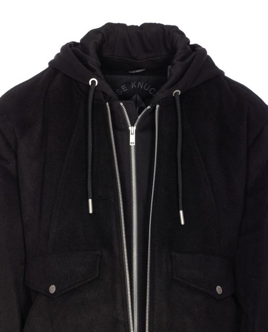  무스너클 봄버 자켓 무스 너클스 엘링턴 봄버 재킷 블랙 - MOOSE KNUCKLES