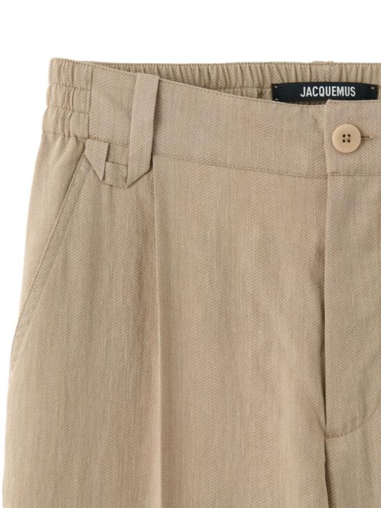  자크뮈스 스트레이트 팬츠 Jacquemus Le Pantalon Croisiere 팬츠 베이지 - JACQUEMUS