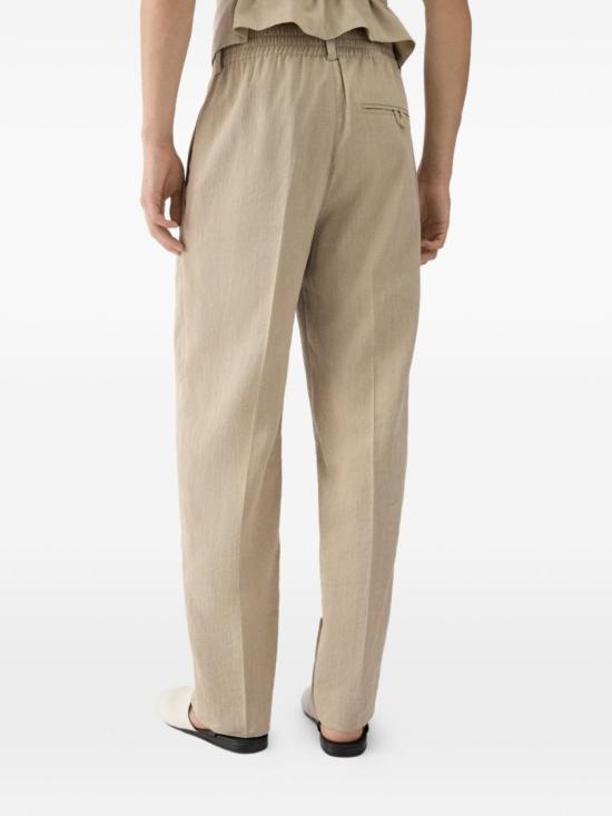  자크뮈스 스트레이트 팬츠 Jacquemus Le Pantalon Croisiere 팬츠 베이지 - JACQUEMUS