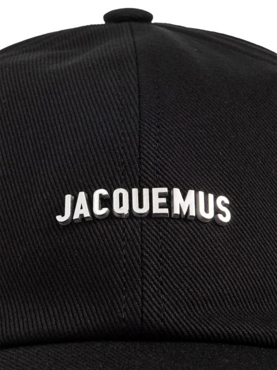  자크뮈스 모자 코튼 베이스볼 캡 블랙 - JACQUEMUS
