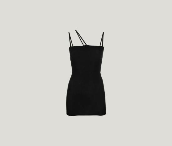  베이스레인지 민소매 티셔츠 니다 탱크 블랙