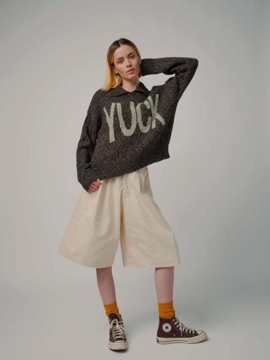  디겐 스웨터 데겐 웩 칼라  보이드