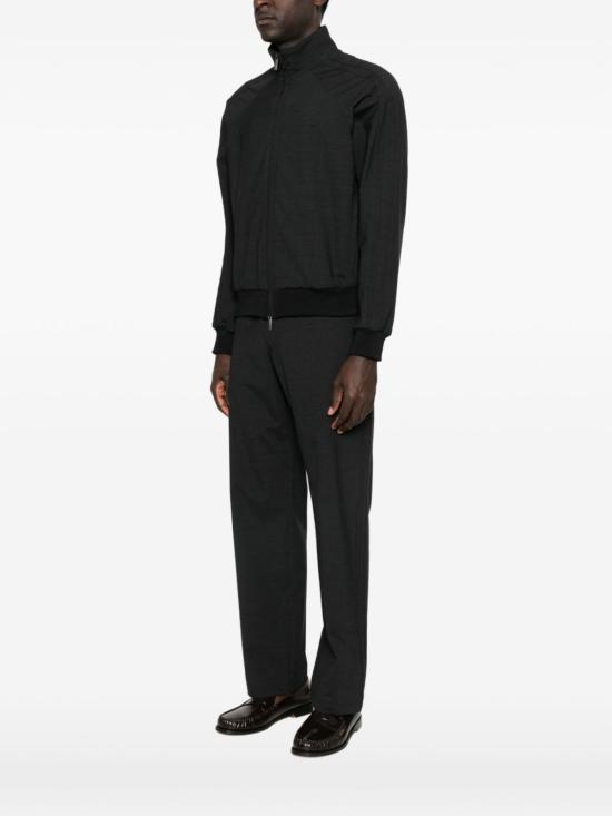  엠포리오 아르마니 봄버 자켓 울 블렌드 봄버 재킷 그레이 - EMPORIO ARMANI