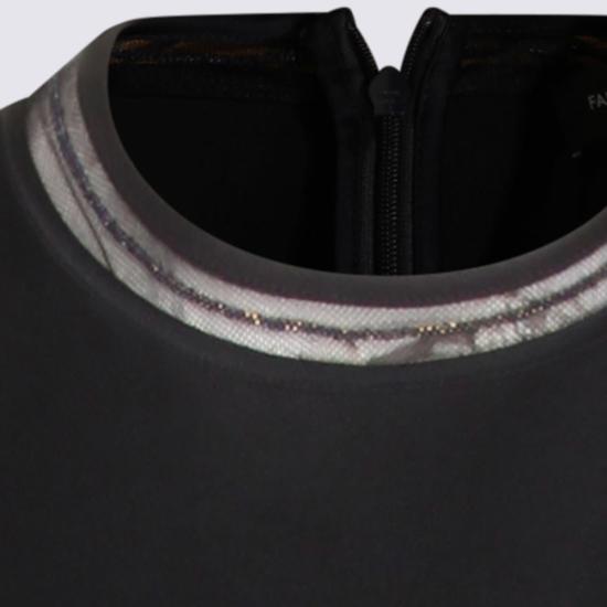  파비아나 필리피 롱 원피스 Fabiana Filippi 네이비 비스코스 드레스 네이비