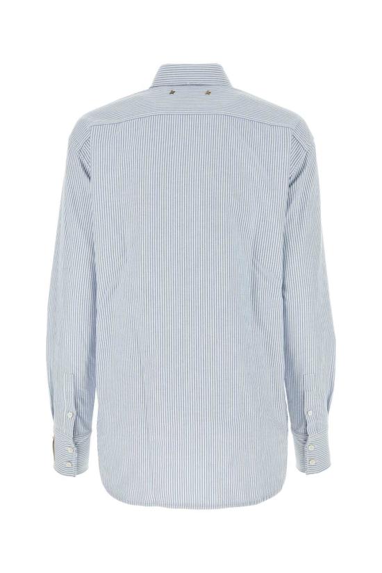  골든구스 탑 골든 구스 자수 코튼 바틸다 셔츠 - GOLDEN GOOSE