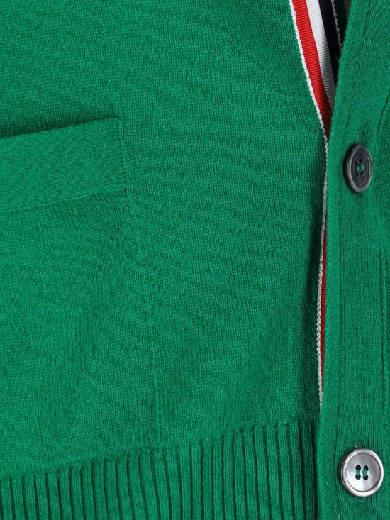  톰브라운 가디건 톰 브라운 4 바 카디건 그린 - THOM BROWNE