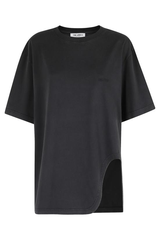 디 아티코 반팔 티셔츠 아티코 티셔츠 페이드 블랙
