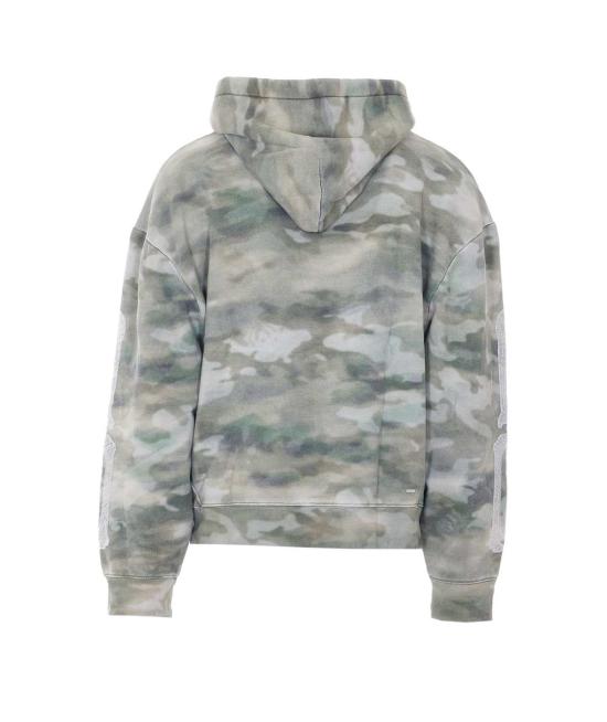  아미리 긴팔 티셔츠 본즈 오버사이즈 후드티 그린 - AMIRI