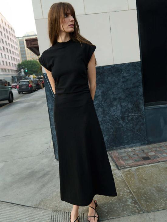  네이션 리미티드 롱 원피스 네바 드레스 - NATION LTD