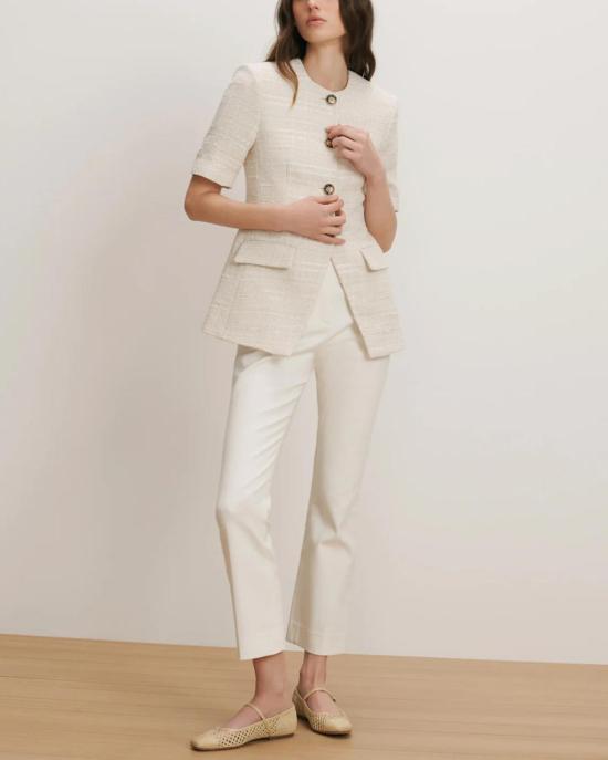  베로니카비어드 크롭 팬츠 베로니카 비어드 알테아 킥 플레어 팬츠 도브 - VERONICA BEARD