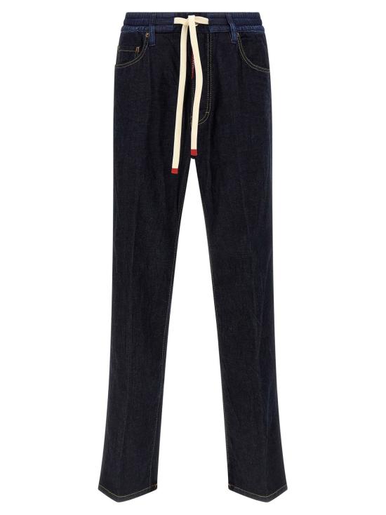  디스퀘어드2 데님 팬츠 Dsquared2 크링클드 이펙트 진 블루