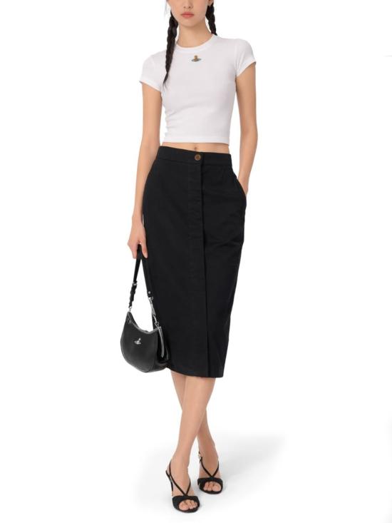  비비안웨스트우드 반팔 티셔츠 비비안 웨스트우드 베이비 페루 티셔츠 화이트 - VIVIENNE WESTWOOD