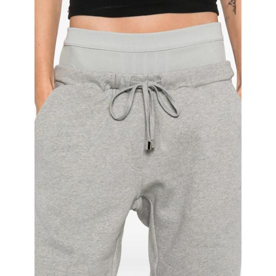  디 아티코 스트레이트 팬츠 아티코 스웨트팬츠 그레이 - THE ATTICO