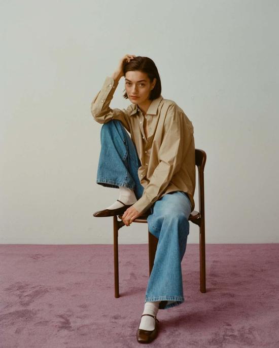  Comme Si 탑 La 셔츠 클래시카 셔츠