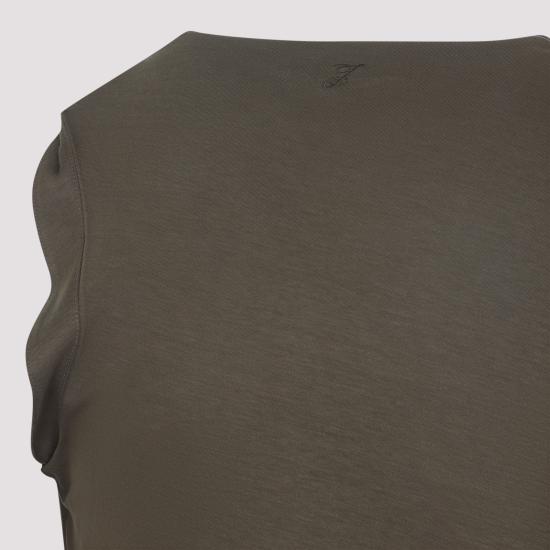 26SS 자크뮈스 반팔 티셔츠 TOW00895AJ00260 580 DARK KHAKI - JACQUEMUS