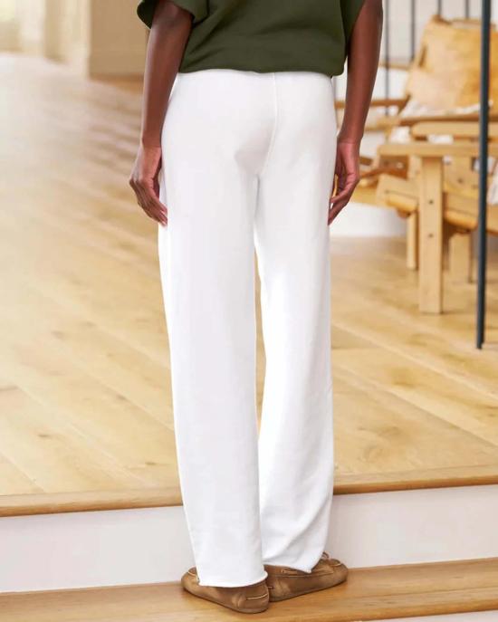  프랭크 앤 에일린 스트레이트 팬츠 프랭크 & 아일린 캐서린 29인치 스웨트팬츠 화이트 - FRANK & EILEEN